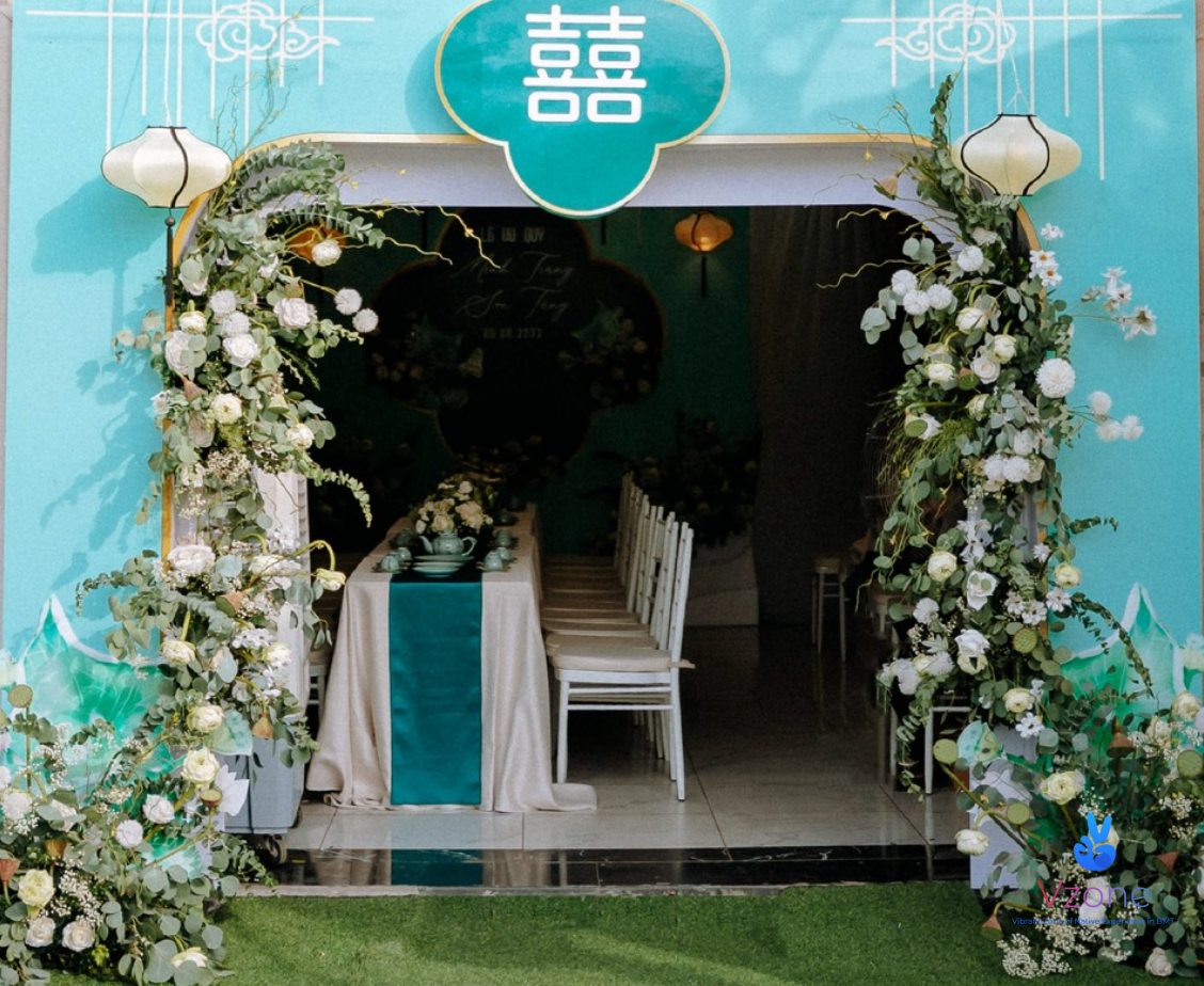 Các bước trang trí cổng cưới tại nhà