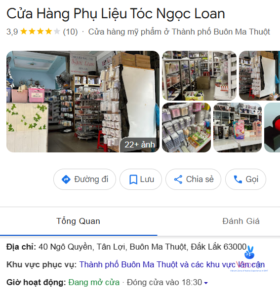 Cửa Hàng Phụ Liệu Tóc Ngọc Loan