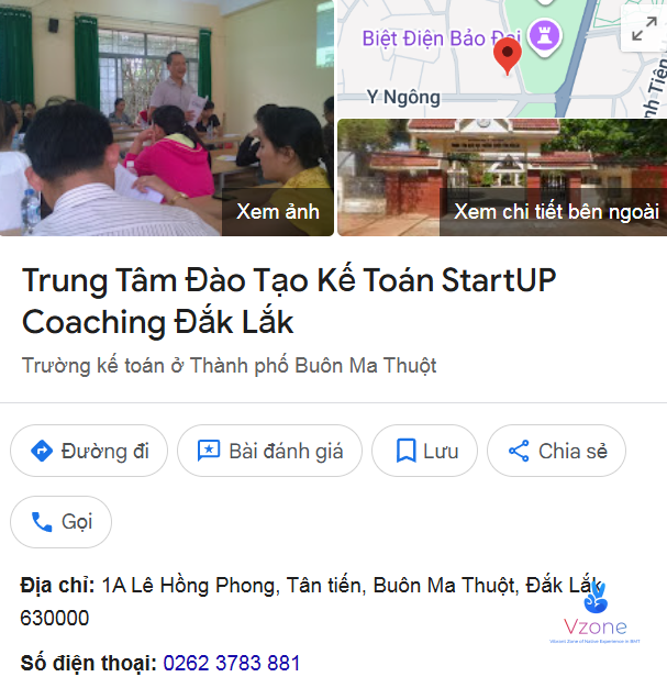 Trung Tâm Đào Tạo Kế Toán StartUP Coaching Đắk Lắk