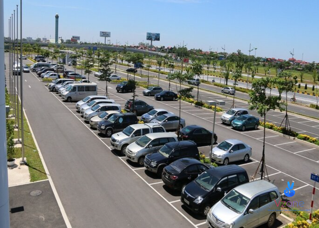 Vị trí bãi đỗ xe trong sân bay