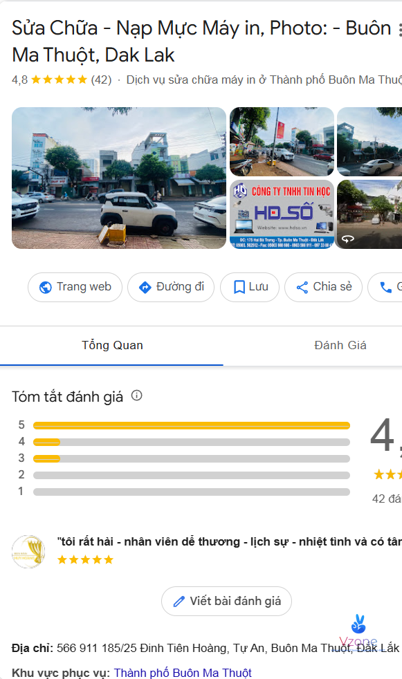 1. Sửa chữa - Nạp mực máy in, photo Buôn Ma Thuột