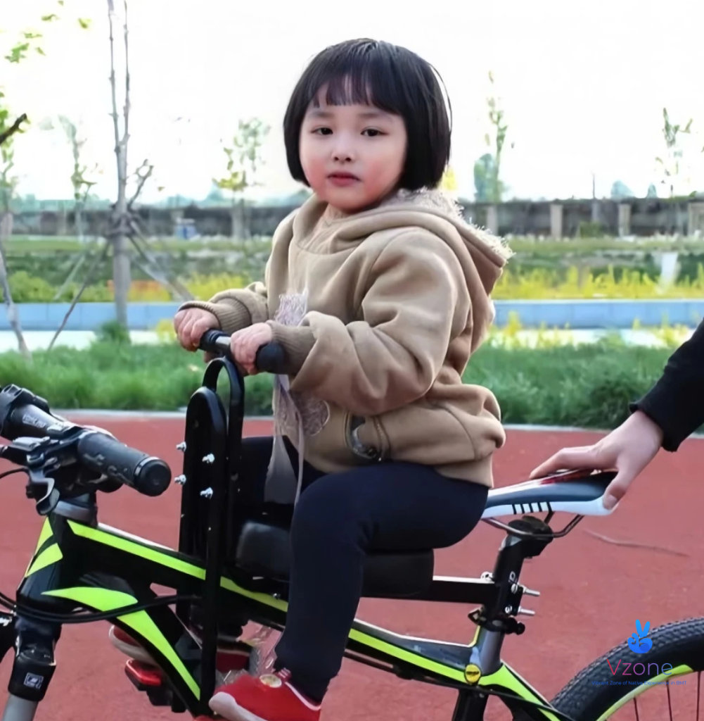 thuê xe đạp có ghế ngồi cho em bé bmt