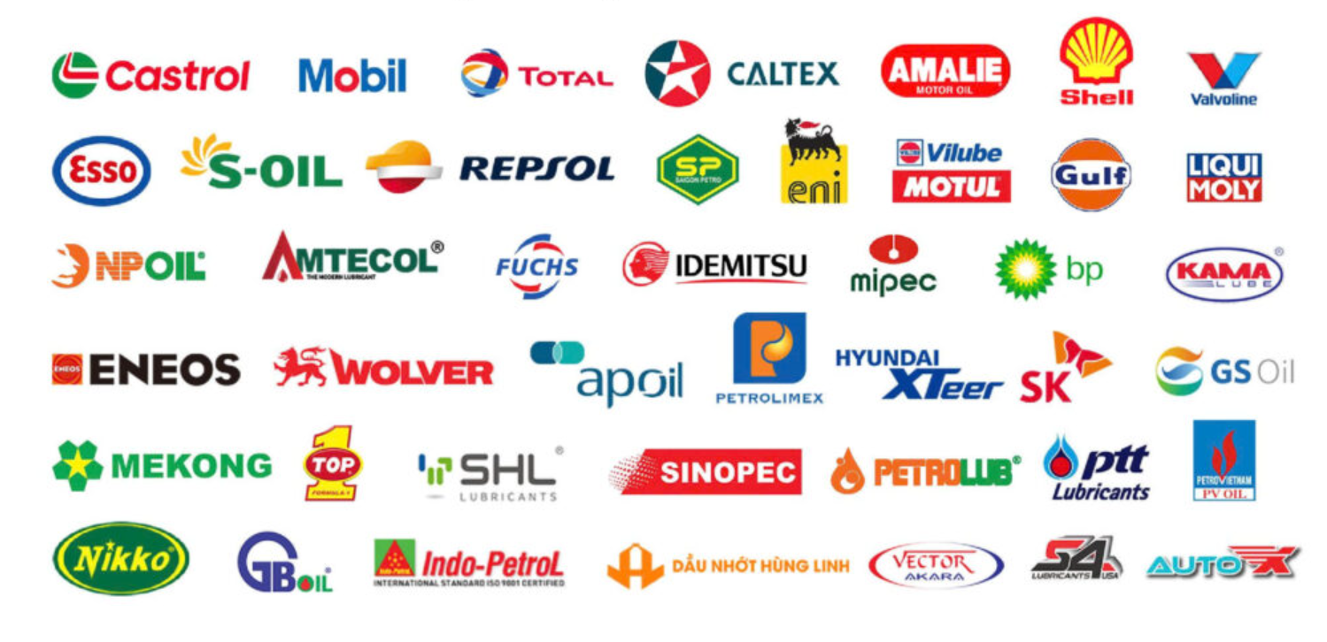 Các thương hiệu dầu phổ biến tại Việt Nam
